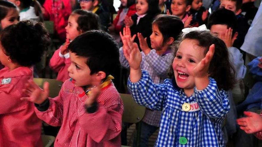 Una actividad infantil anterior en Cambados. // Iñaki Abella