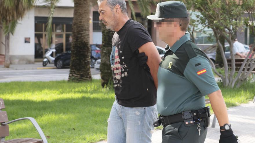 El presunto parricida de Gandia el día de su detención.