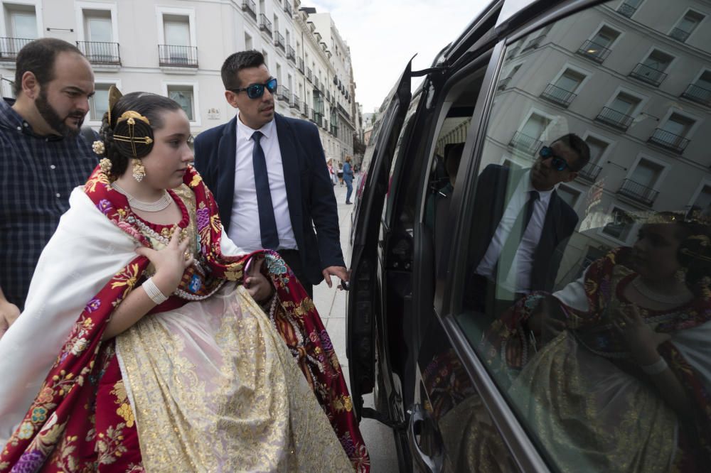 Las Falleras Mayores de Gandia, en Madrid