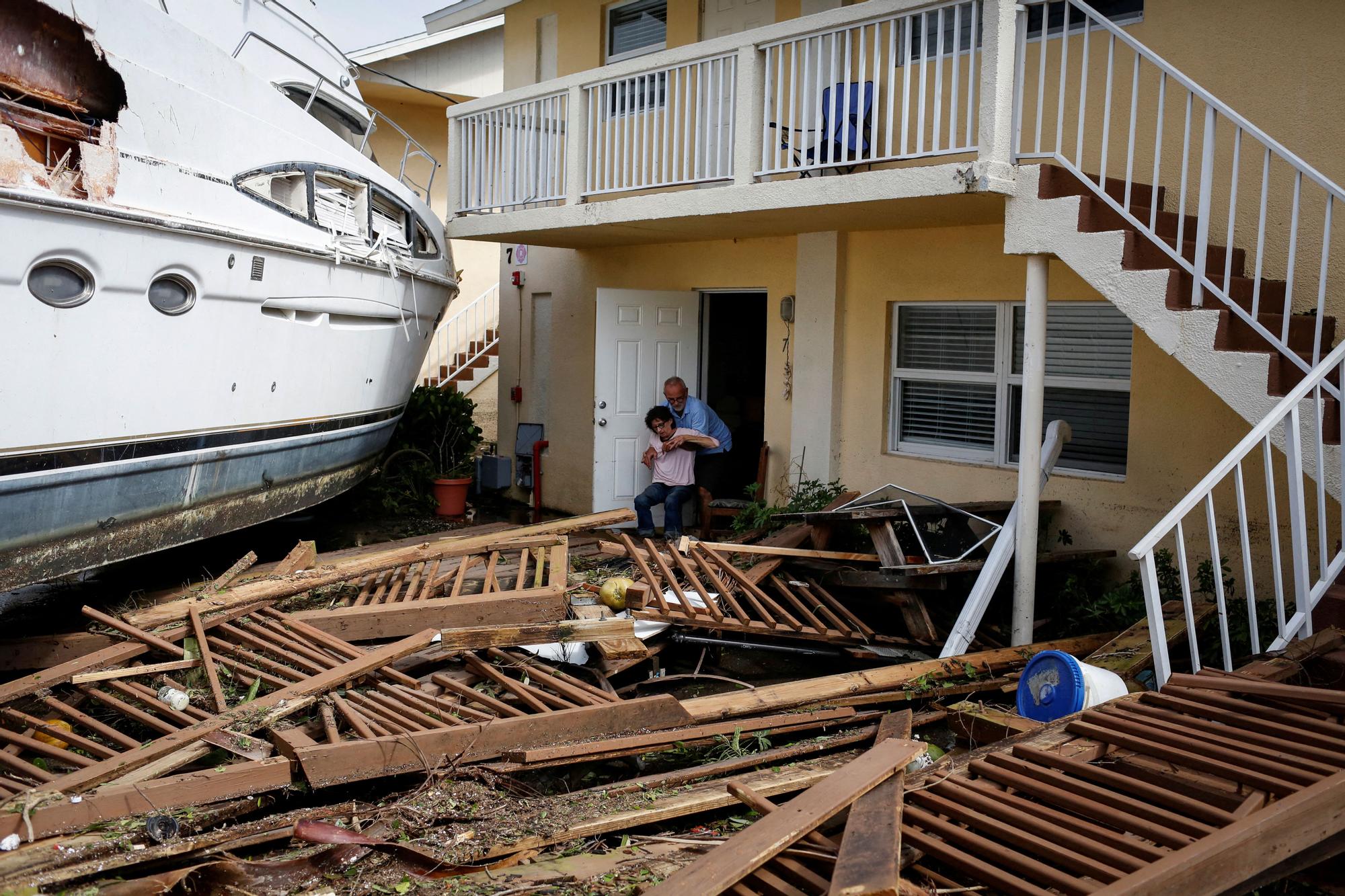 Hurricane Ian destruction, in southwestern Florida