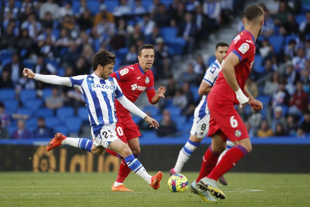 Resumen, goles y highlights del Real Sociedad 2 - 0 Getafe de la jornada 28  de LaLiga