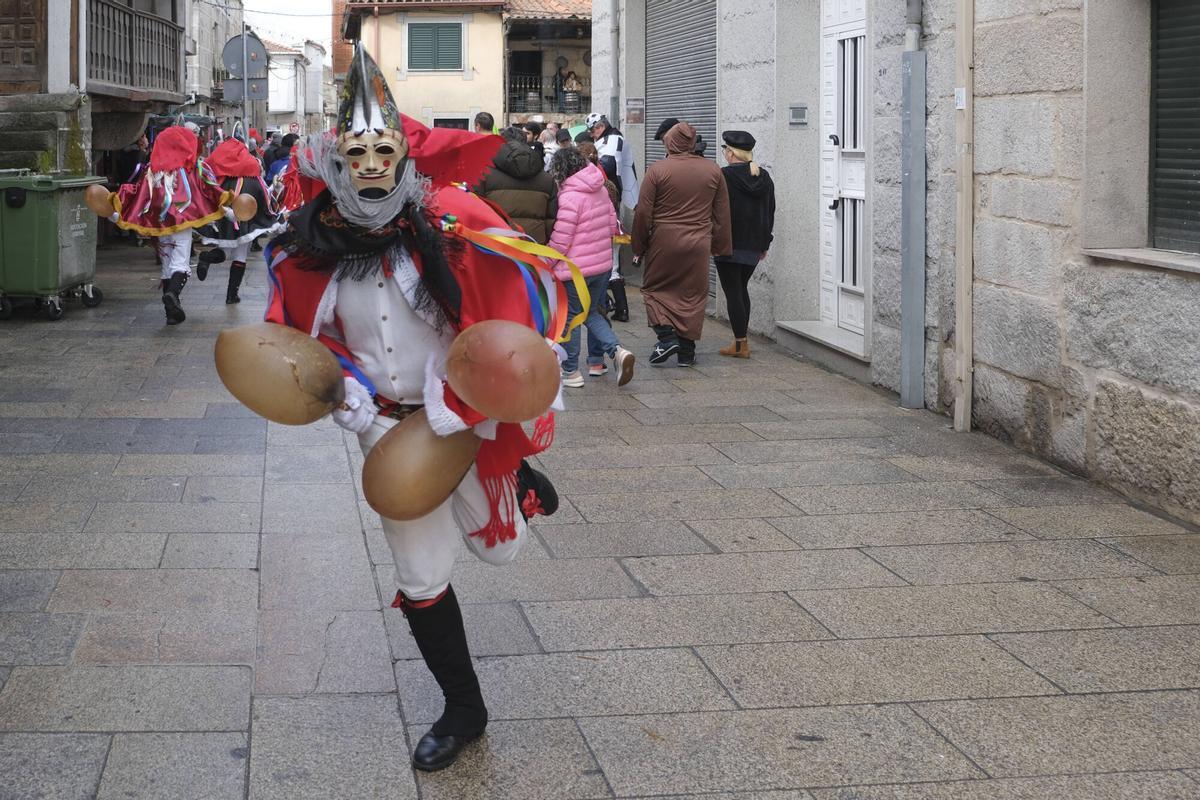 Las pantallas recorrieron las calles de  Xinzo de Limia