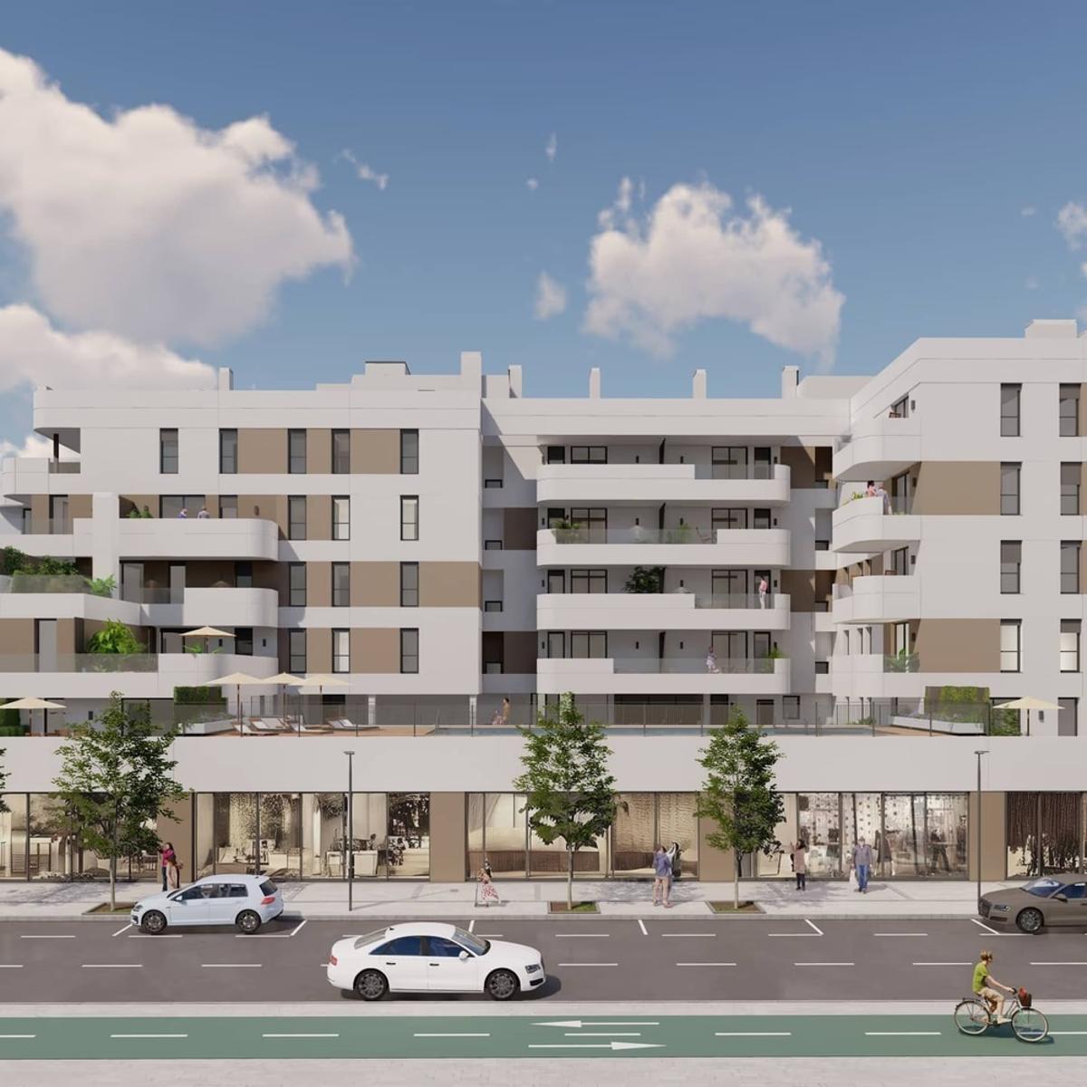 El Residencial Moncayo, una nueva promoción de viviendas de Palmas Altas, en imágenes