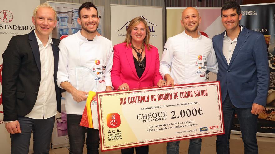 Christian Mor gana el XIX Certamen de Cocina Salada ‘Lorenzo Acín’ y Víctor Segura se convierte en el mejor repostero de Aragón