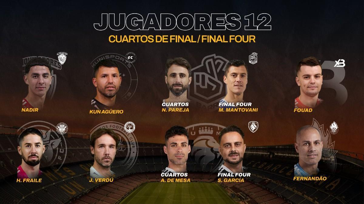 Los jugadores 12, listos