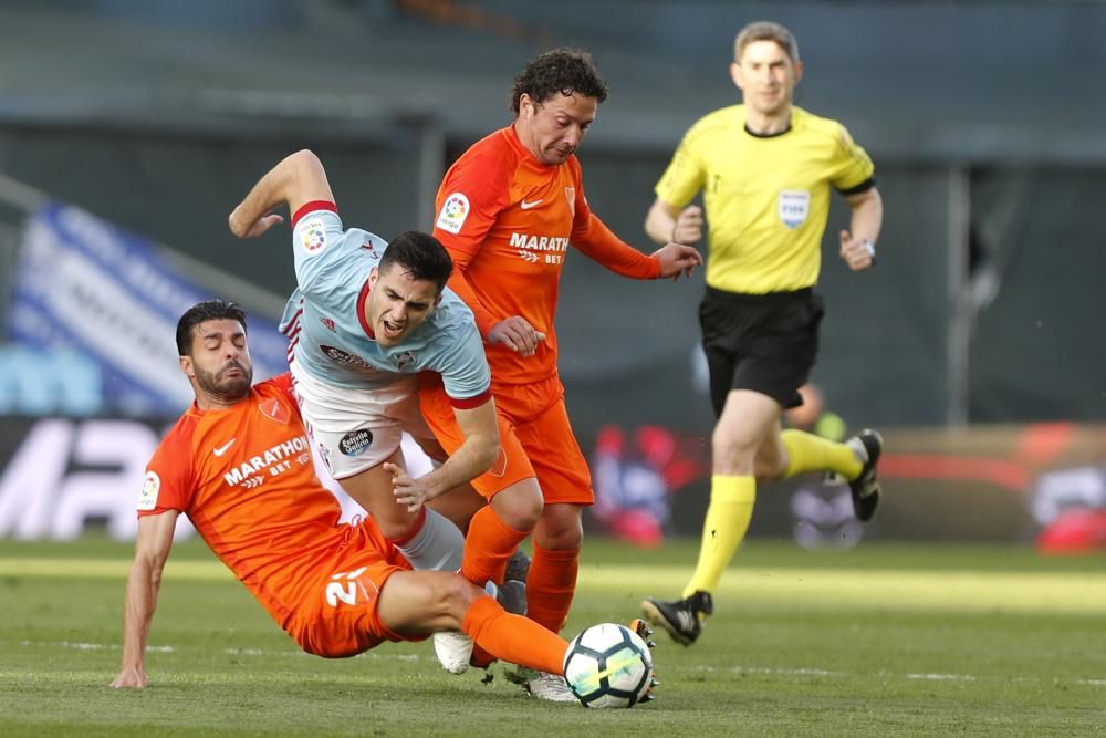 La galería de imágenes del empate entre el Celta y el Málaga en Balaídos