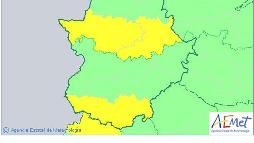 El riesgo de tormentas vuelve a poner a Extremadura en alerta