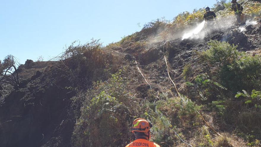 Controlado un conato de incendio en La Orotava