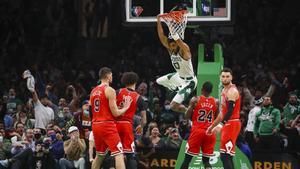 Jayson Tatum ante los Chicago Bulls