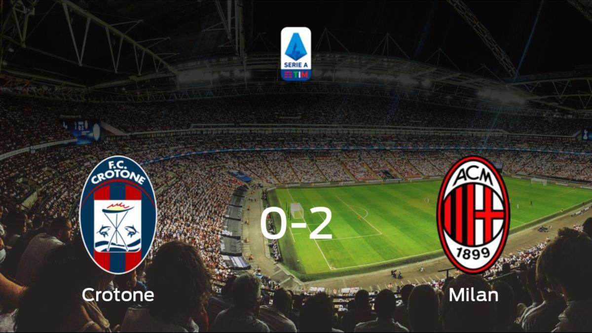 El AC Milan logra una trabajada victoria ante el Crotone (0-2)