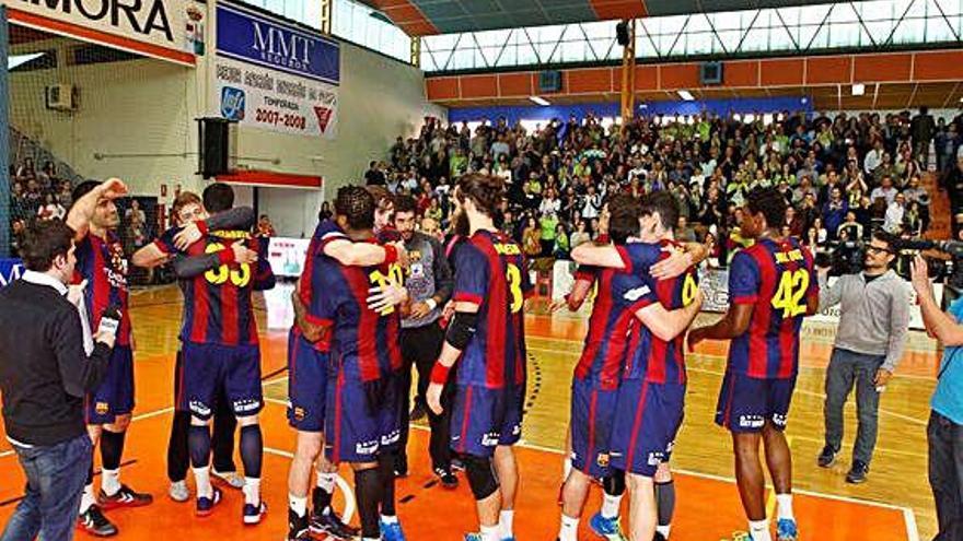 El equipo azulgrana se proclamó campeón de Asobal en Zamora.