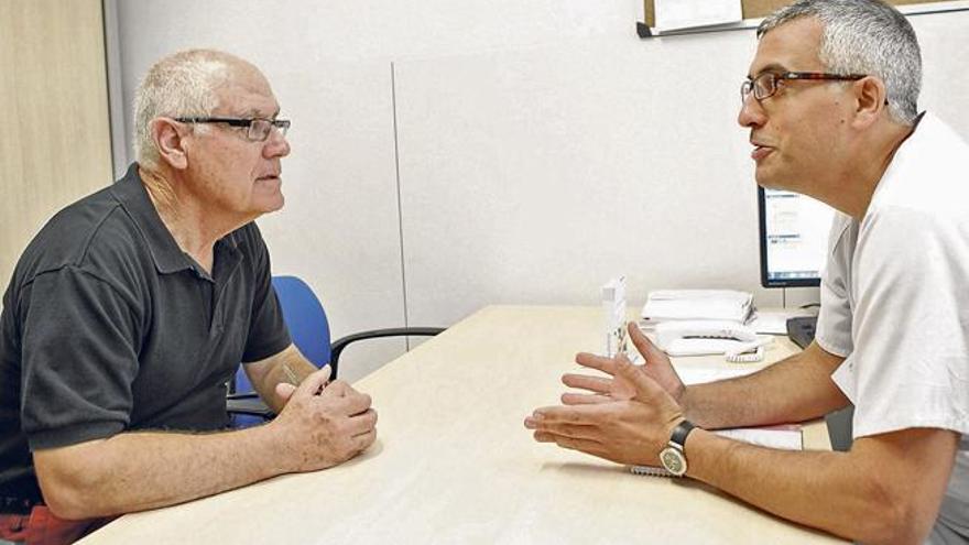 Alberto Bonet Roig, fue el primer paciente atendido en el nuevo hospital de Can Misses.