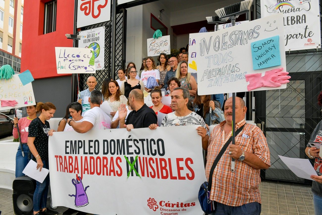 Cáritas visibiliza la ilegalidad y desprotección de las trabajadoras del hogar