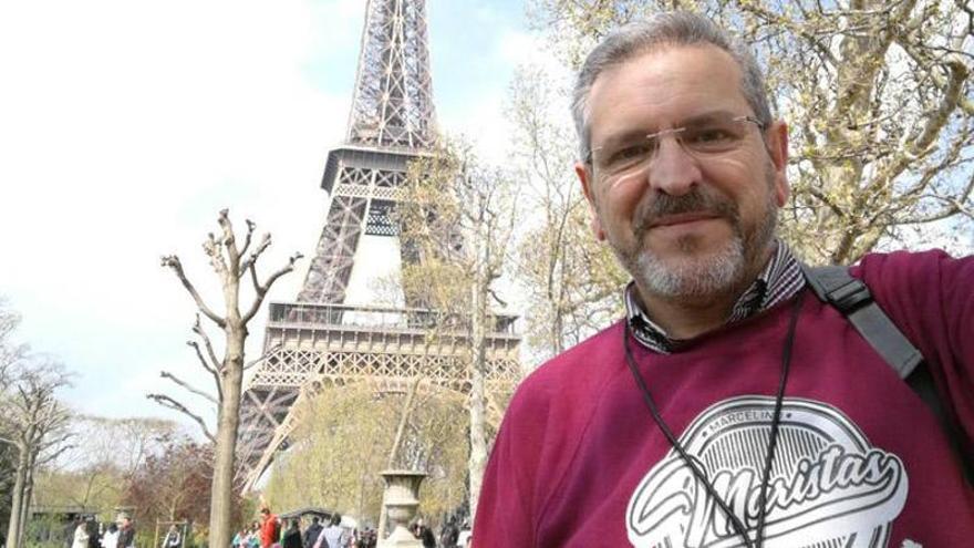 El profesor Texeira, durante su estancia en París.