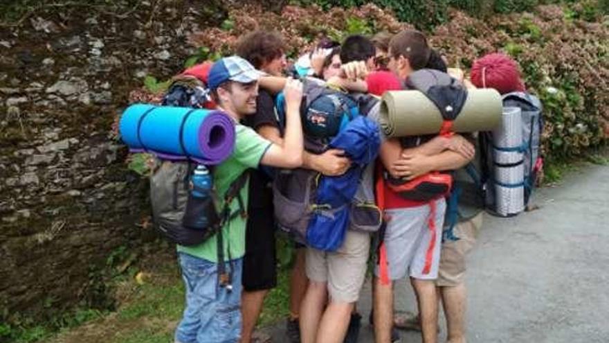 Un grupo de jóvenes participantes en una pasada edición.