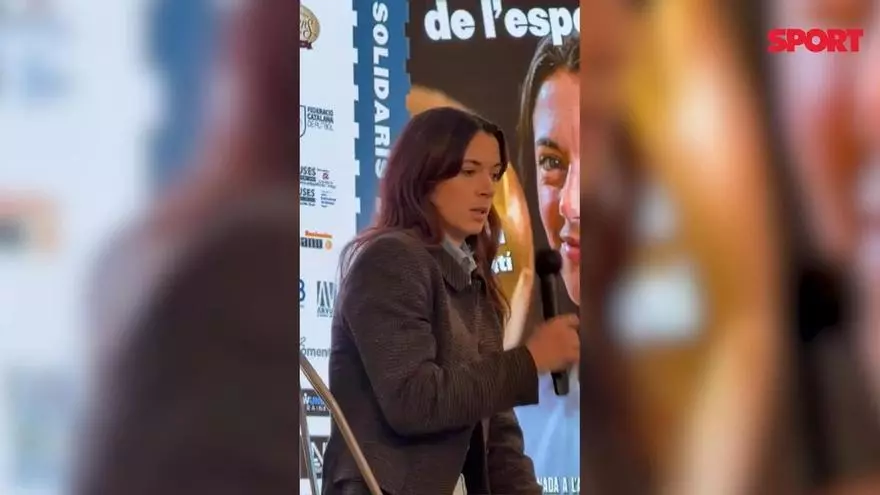 Aitana Bonmatí: "En las elecciones tiro para casa. Se ha hecho muy buen trabajo con el femenino"