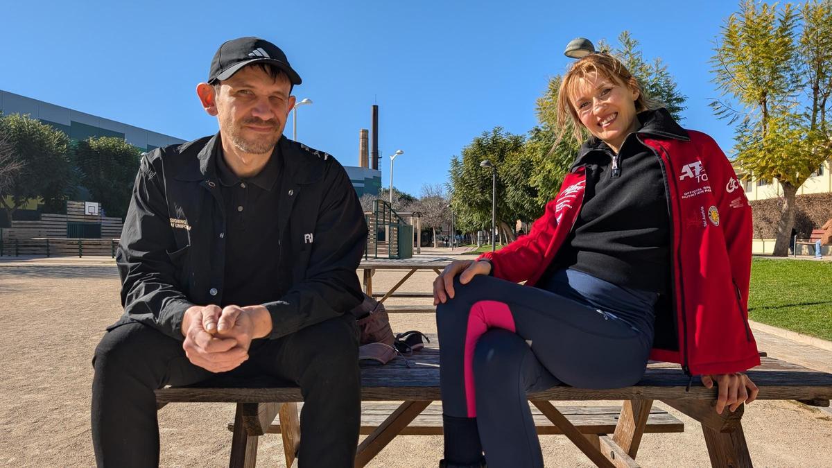 Olek y Tatiana, dos ucranianos residentes en València.