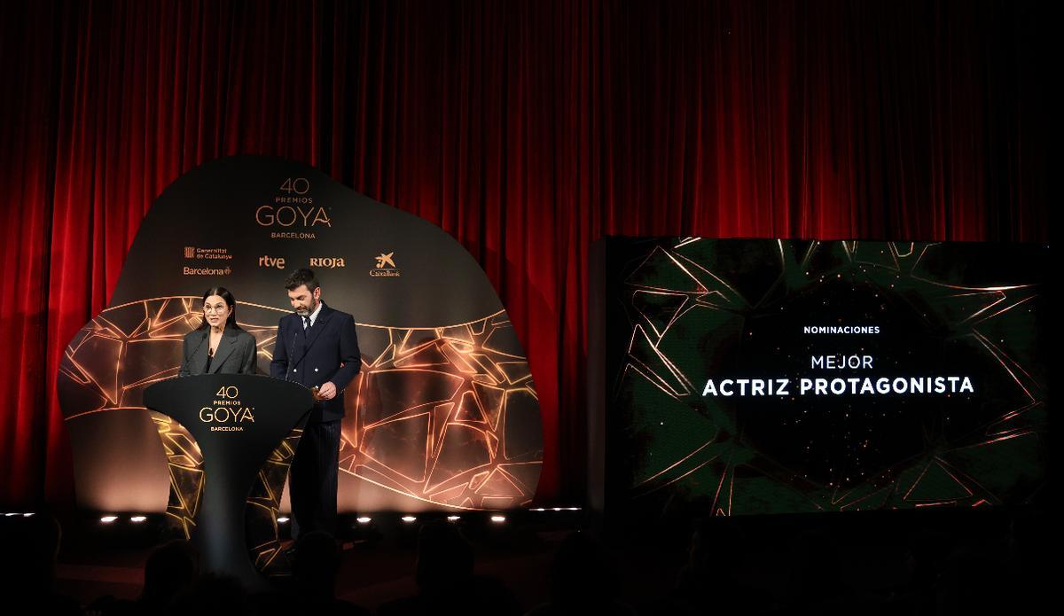 Un instante de la lectura de nominados.