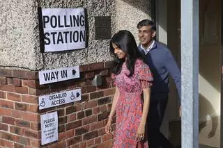 La jornada electoral de las elecciones en el Reino Unido, en imágenes