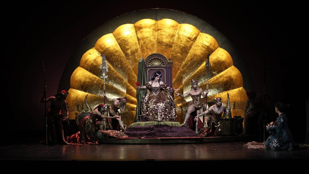 Ensayos de la ópera "Orlando furioso" en el teatro Campoamor