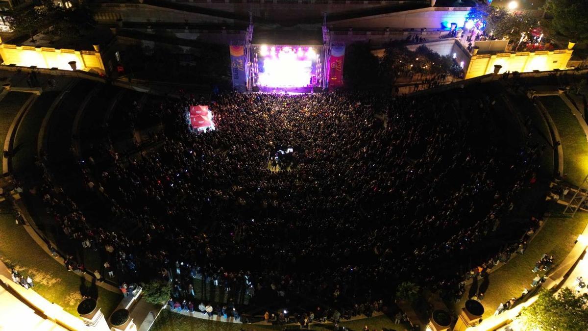 El auditorio Julio Iglesias en uno de los eventos celebrados en Benidorm.
