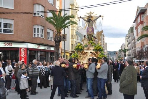 Regreso del Santo Cristo hasta su ermita desde San Jose? Obrero en Cieza