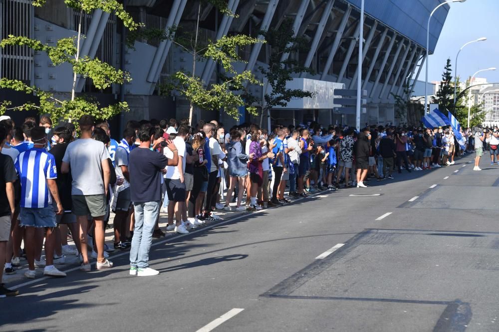 Así fue el recibimiento a los jugadores