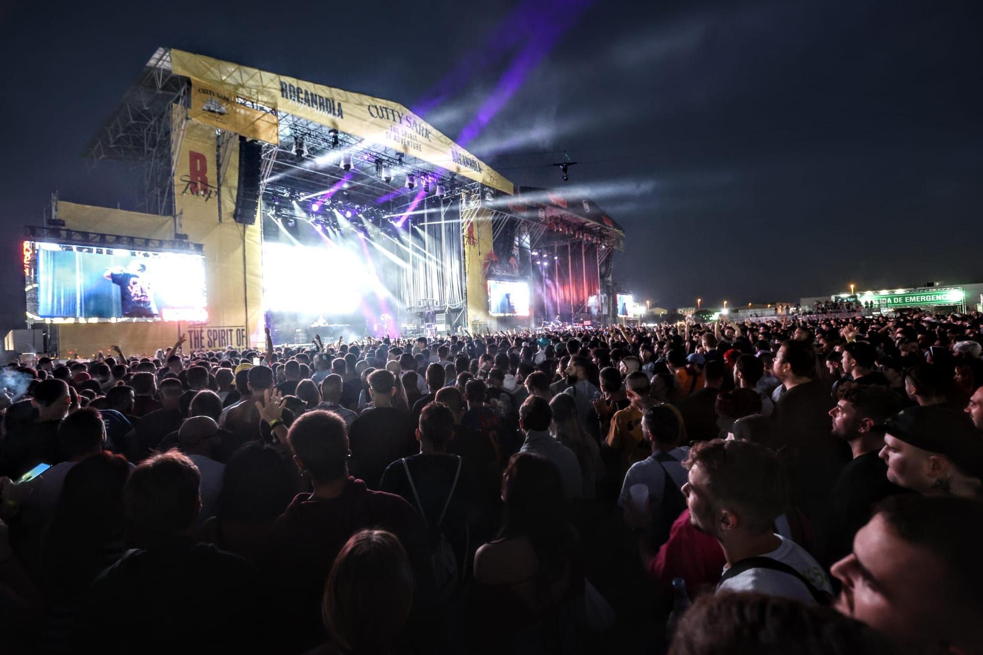 Gran ambiente en el festival Rocanrola en Alicante