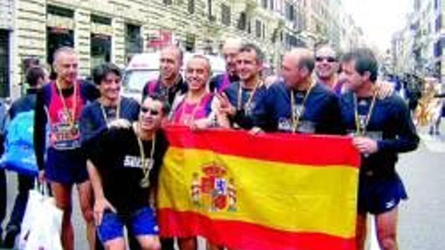 El Econisa Maratón Cáceres en la maratón de Roma