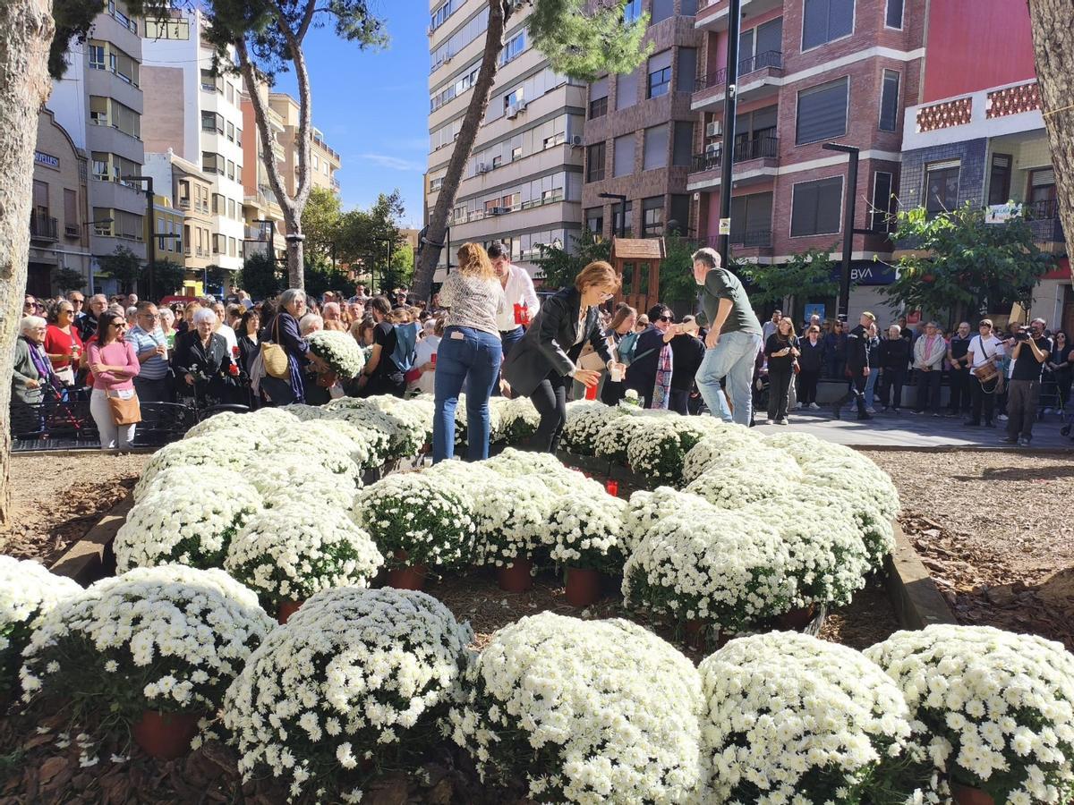 Ofrenda floral en Albal.