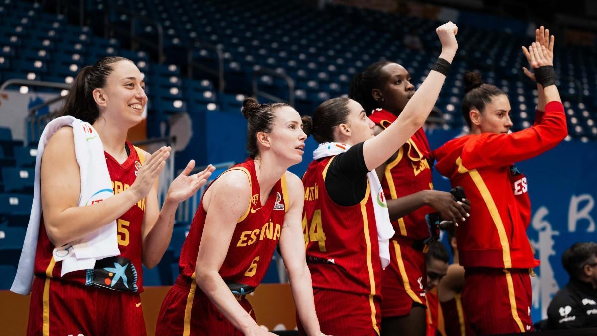 La selección española celebró así la clasificación