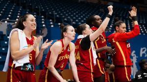 La selección española celebró así la clasificación