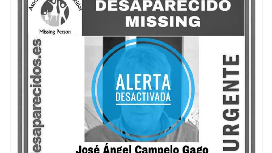 SOS Desaparecidos da por desactivada la alerta por el desaparecido en Culleredo.