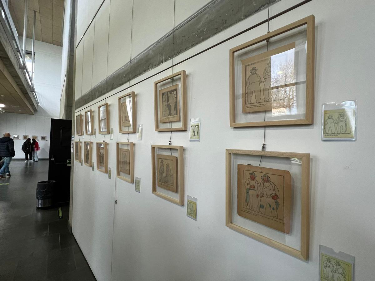 Vista parcial da exposición.