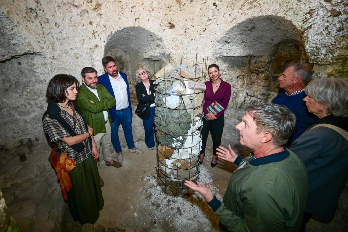 Una de las obras que la delegación palmesana ha visitado estos días en Tánger