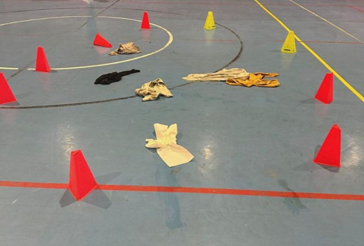 Estado que presentaba la cancha el pasado lunes. | FDV