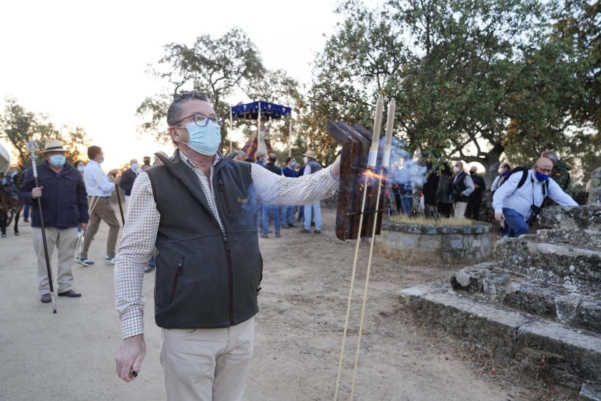 La Virgen de Luna regresa a su santuario desde Villanueva de Córdoba