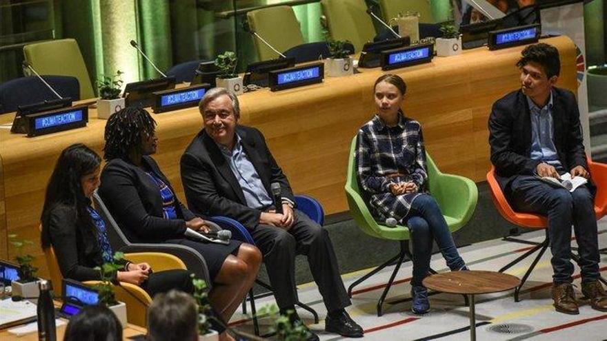 Guterres y Greta abren la primera cumbre juvenil del clima de la ONU