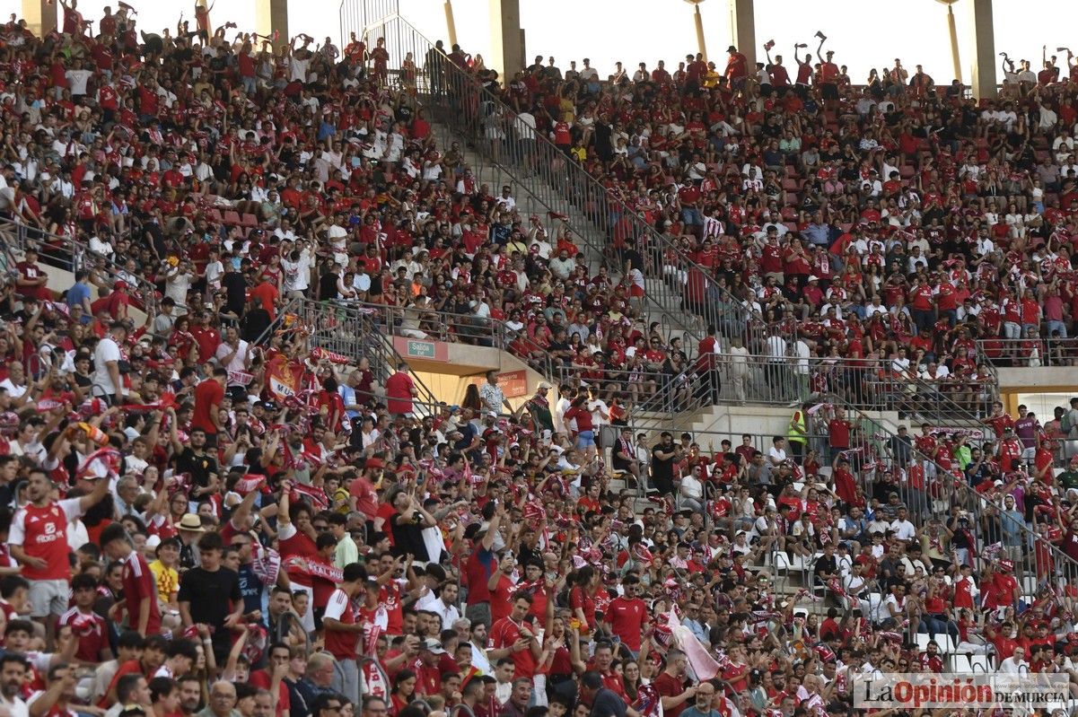 Así fue el encuentro del play off del Real Murcia y el Nástic en la lucha por el ascenso