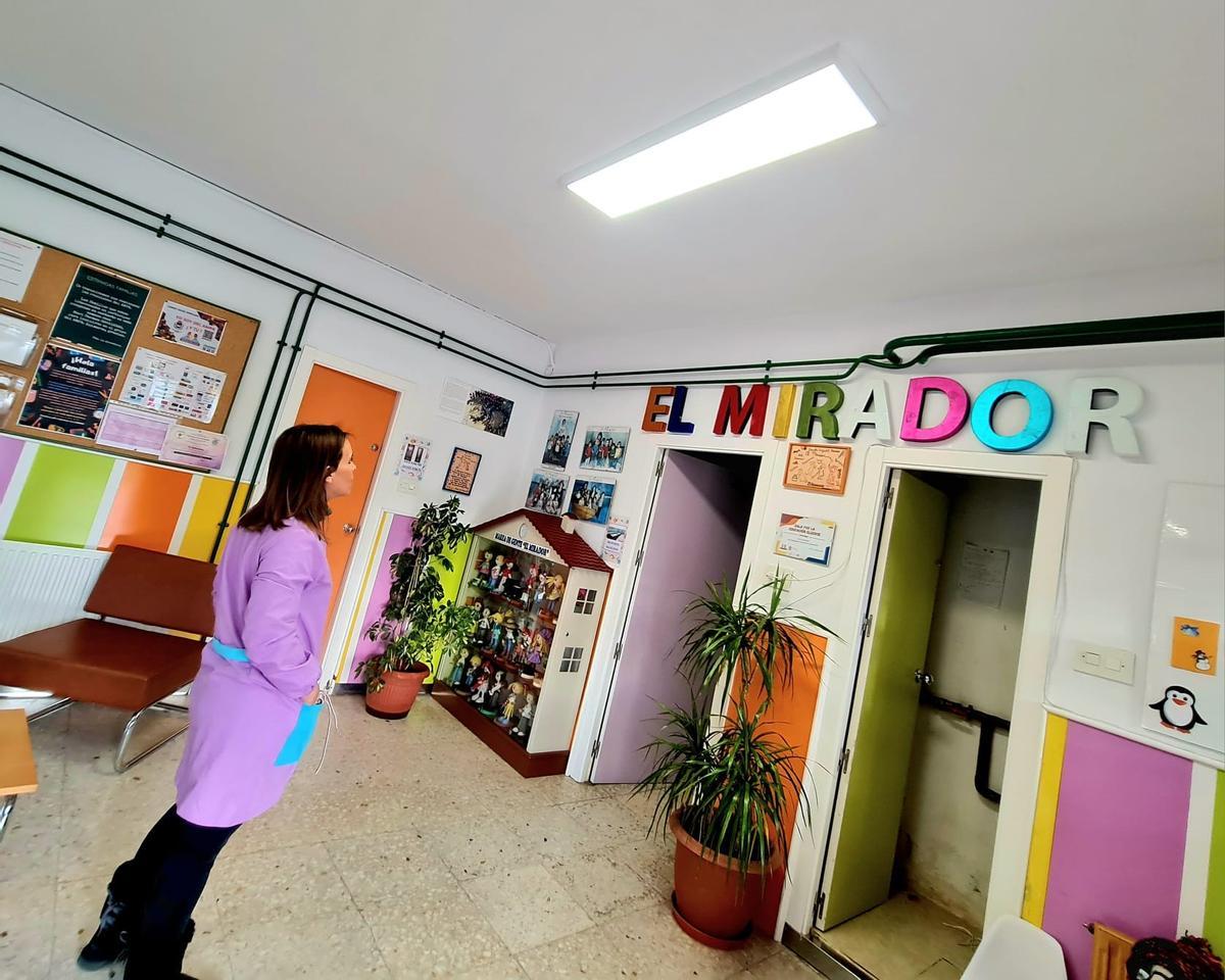 La escuela infantil El Mirador de Elda tras las obras de mejora del Plan Edificant.