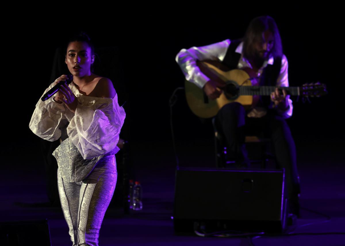 Maria José Llergo en el festival Flamenco on Fire Maria José Llergo en el festival Flamenco on Fire