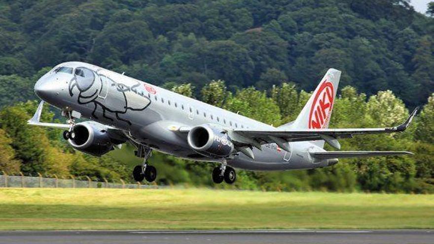 Avión de la aerolínea Niki.