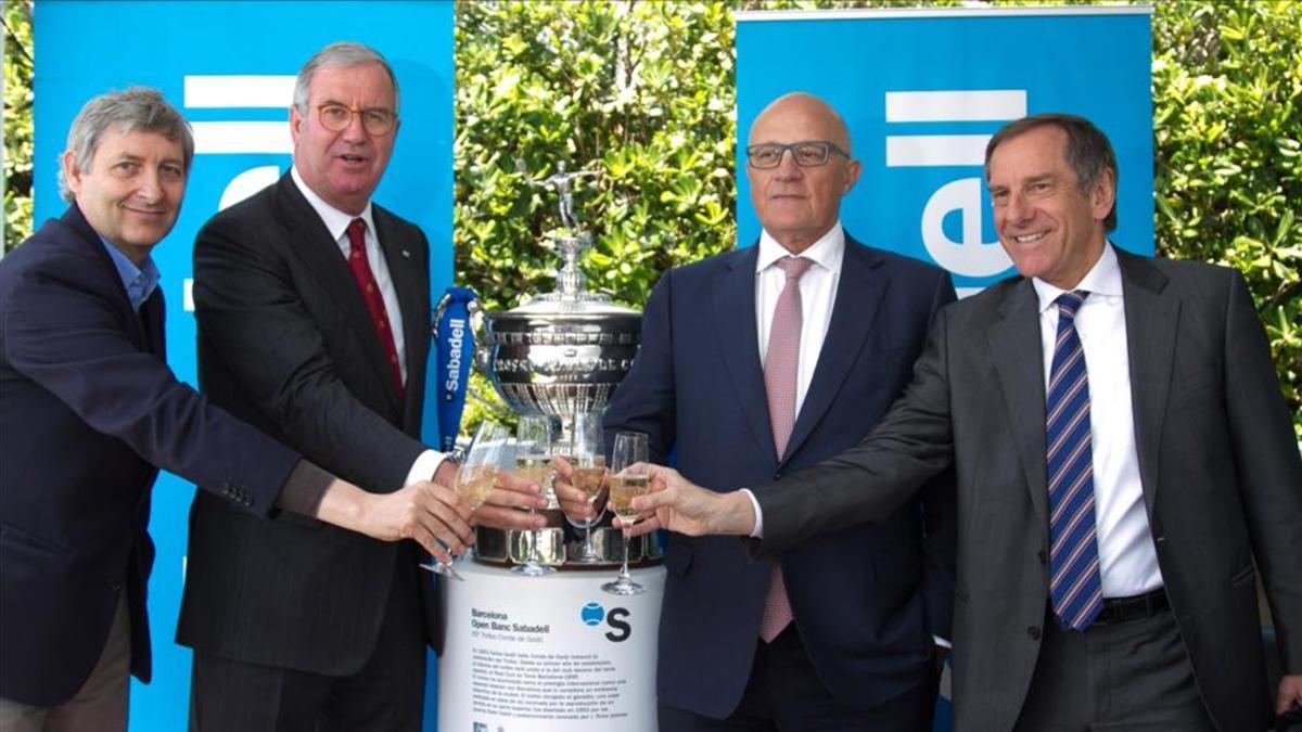 Un brindis por los 10 años de éxitos del Open Banc Sabadell