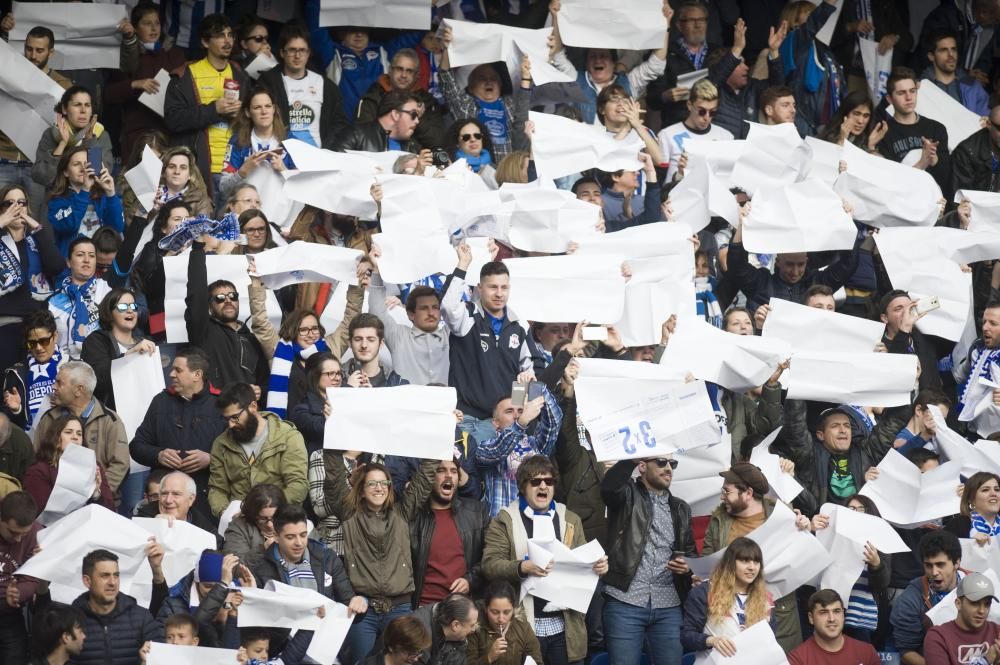 La afición disfrutó del derbi hasta el 0-1