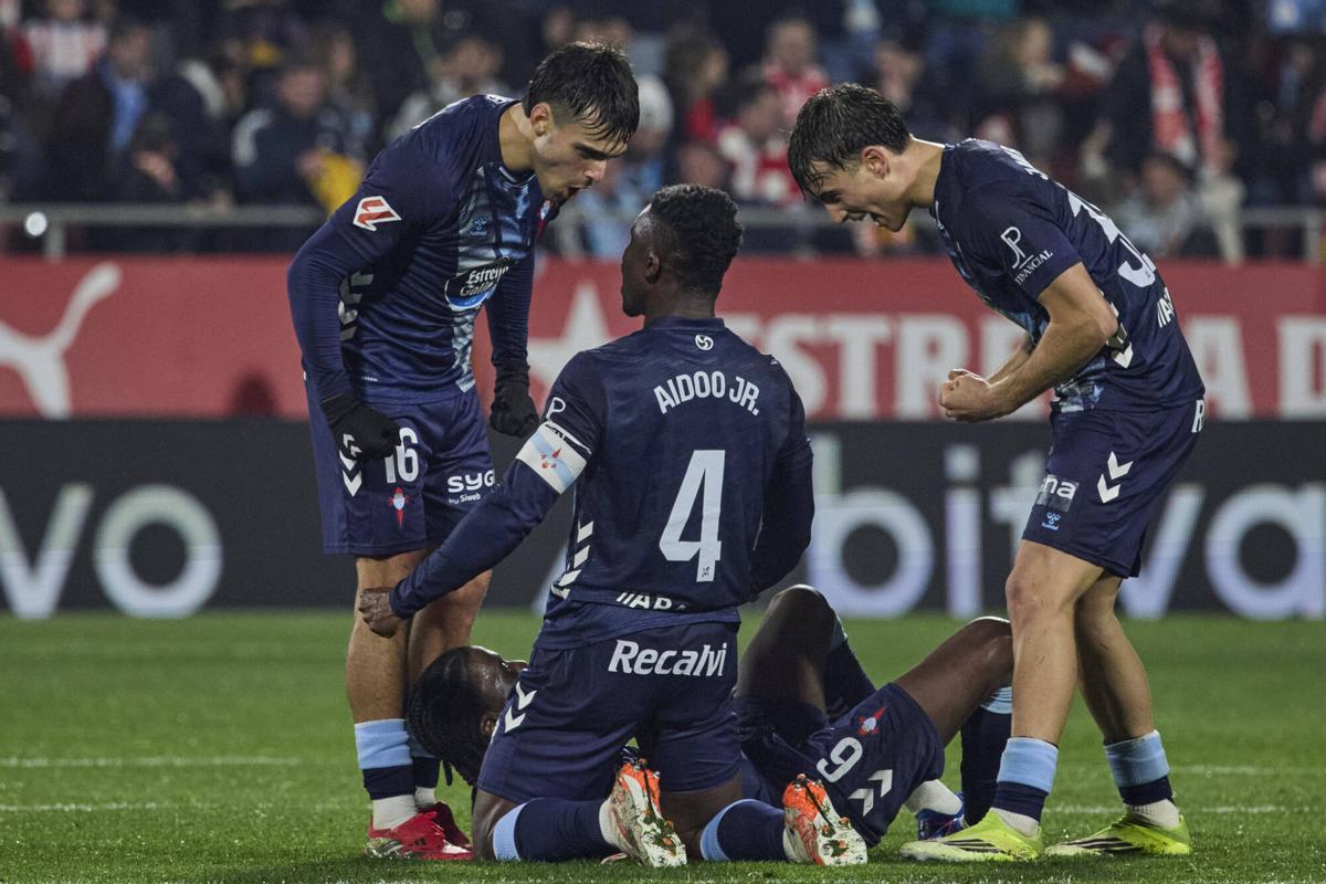 Les imatges del Girona - Celta