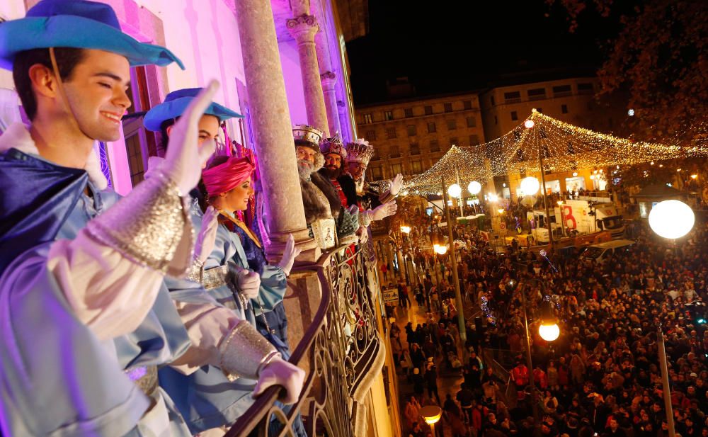 Los Reyes Magos llegan a Palma