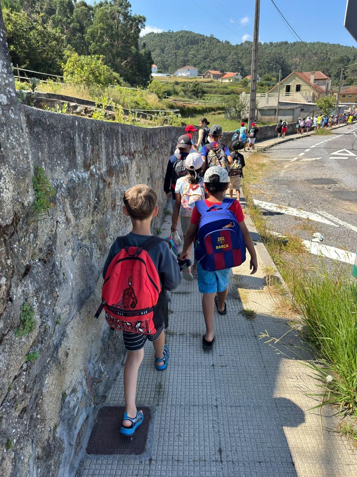 Participantes, durante una de las excursiones