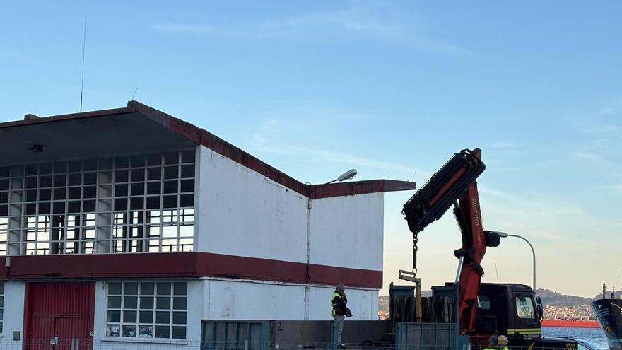 Cuenta atrás para la nueva nave de rederas del Puerto de Vigo: estará lista a finales de año en O Berbés