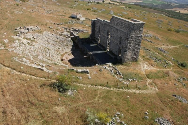 Acinipo a vista de dron