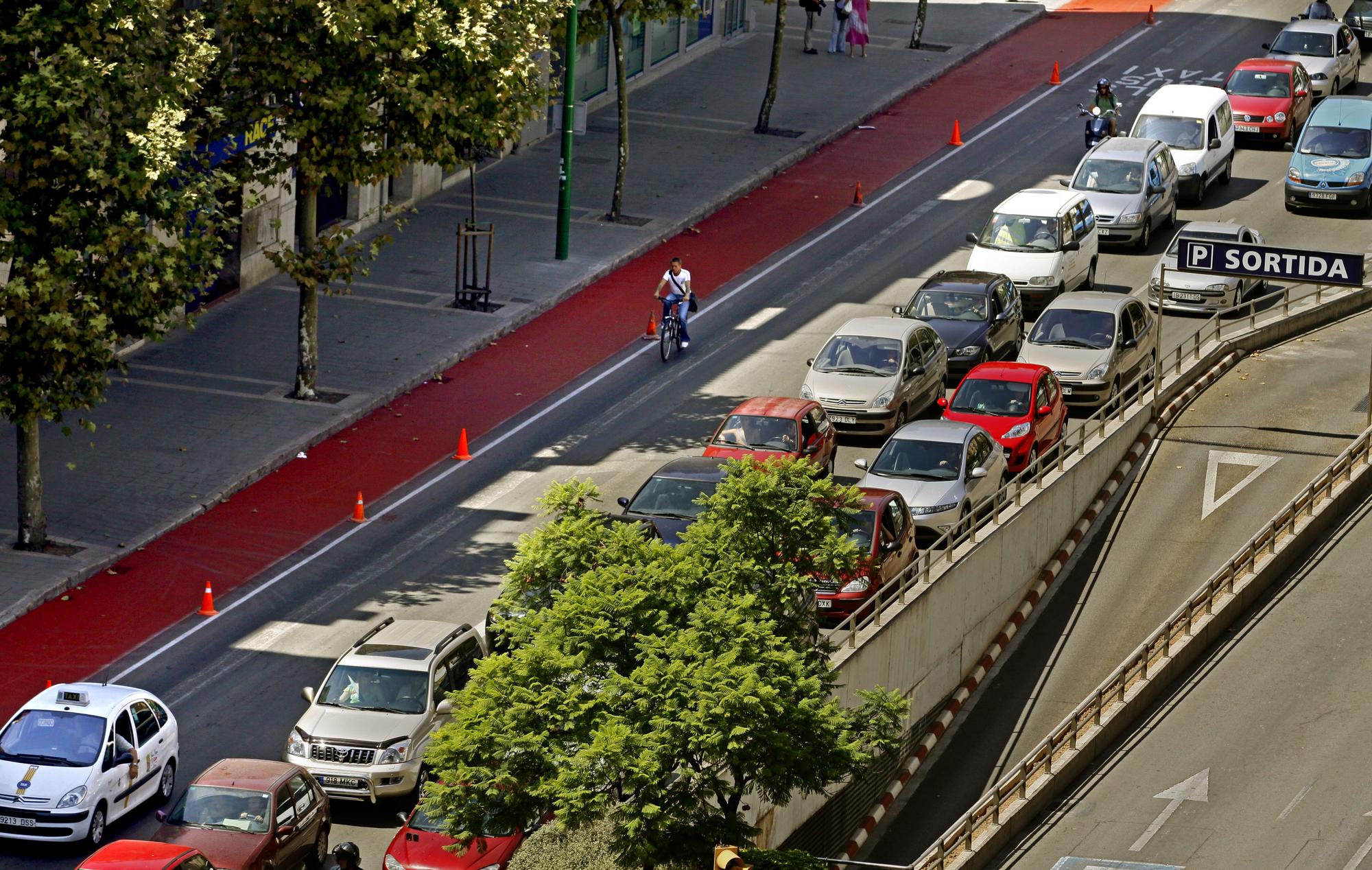 FOTOS | Así era el carril bici de las Avenidas de Palma